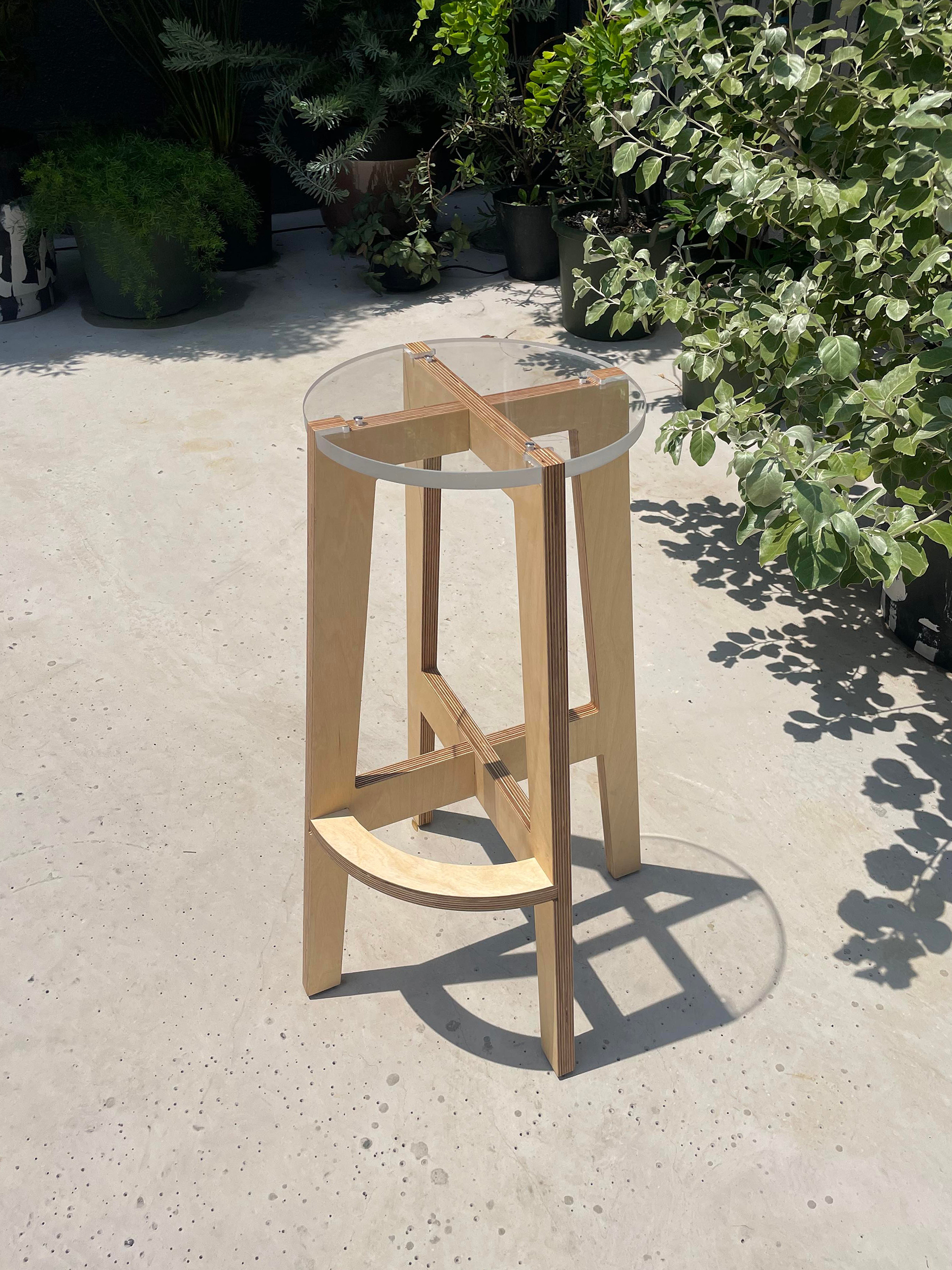 プラモ家具ーハイスツール