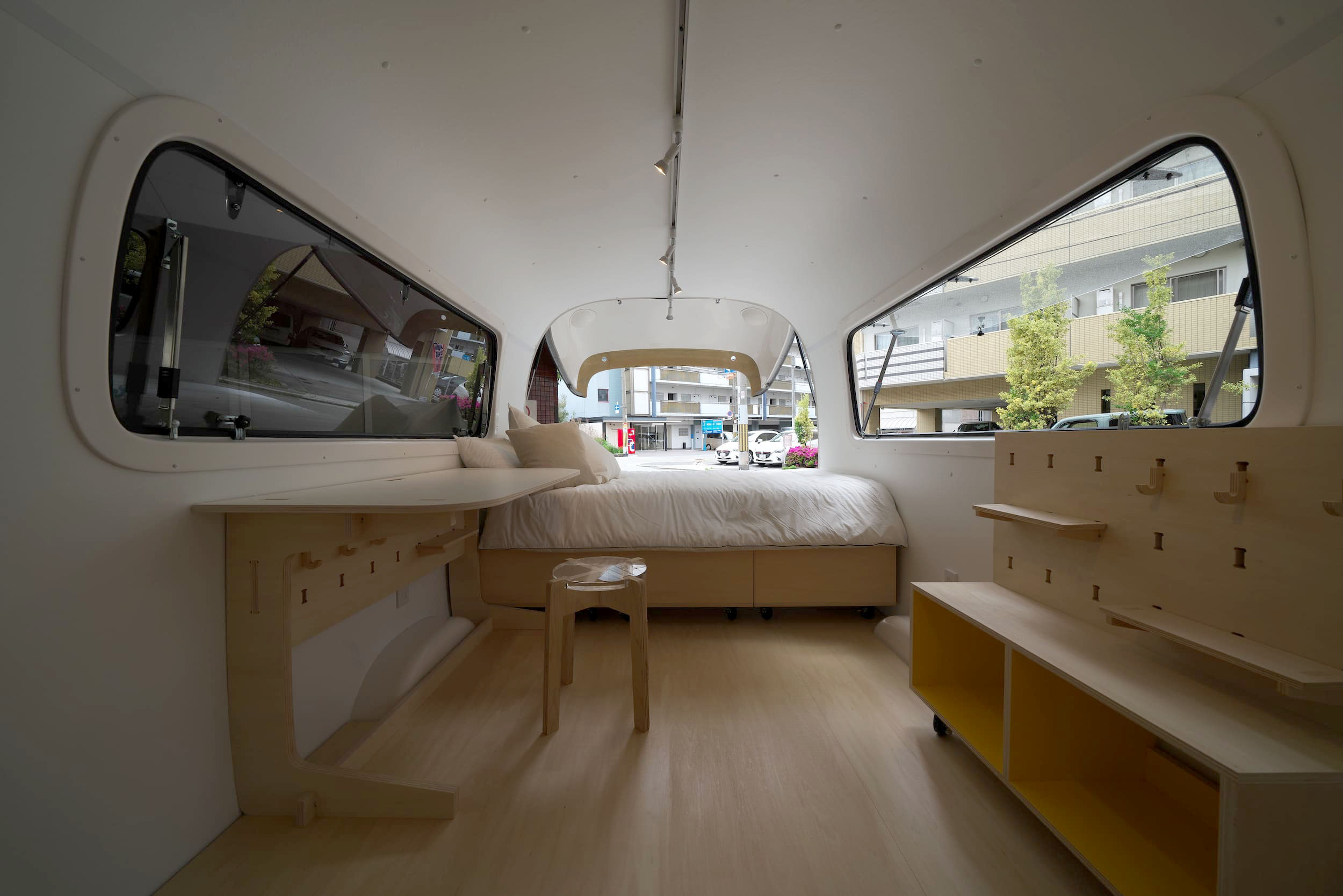 トレーラーハウスの中をプラモ家具で設計しました