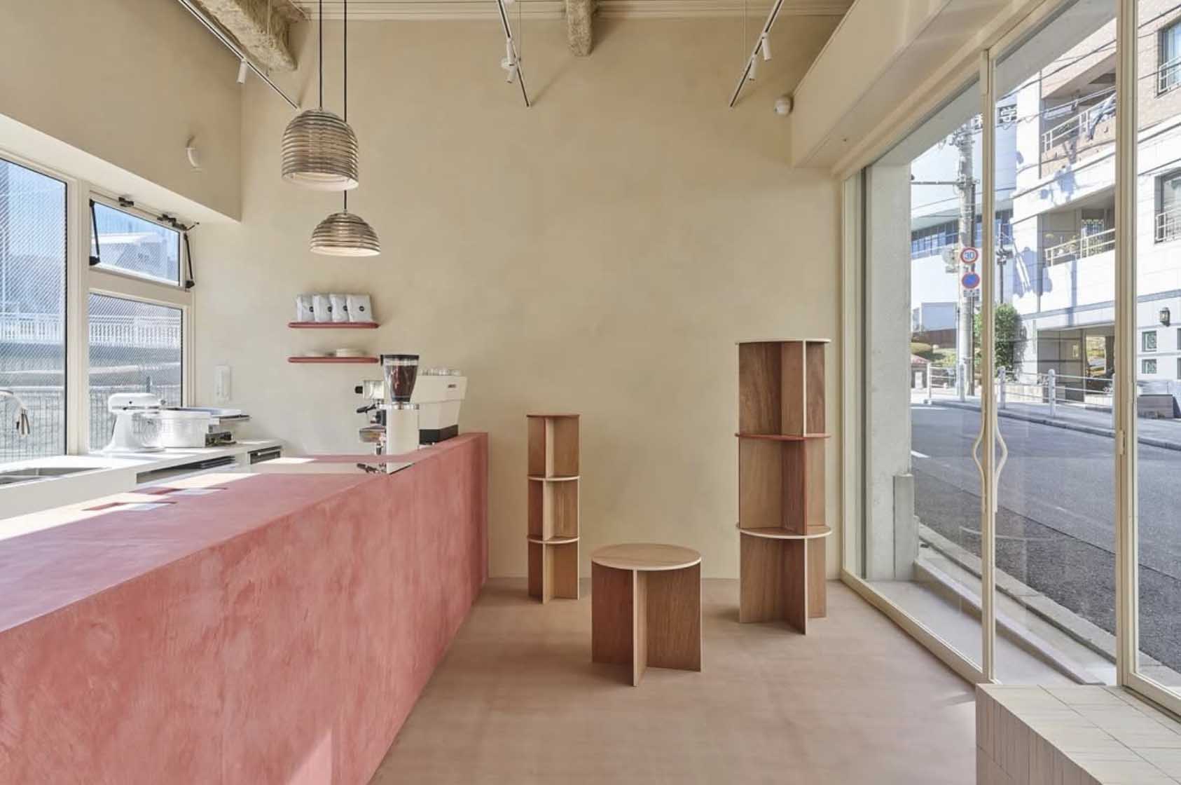 コーヒーショップ【heys】の家具を製作させていただきました